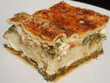 Lasagnes à la fausse roquette et à la feta