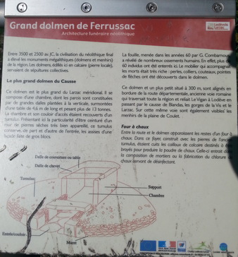 Grand dolmen de Ferrussac Grand dolmen de Ferrussac