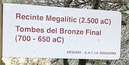 Conjunto megalítico del Mas Baleta Conjunto megalítico del Mas Baleta
