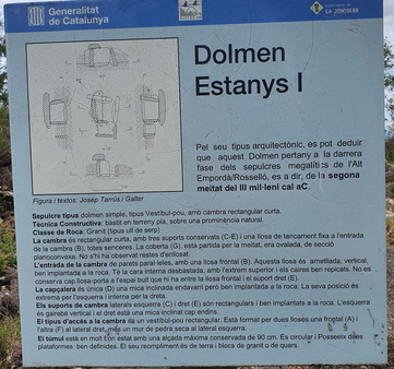 Dolmen Estanys I Dolmen Estanys I