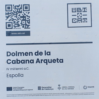 Dolmen de la Cabana Arqueta Dolmen de la Cabana Arqueta