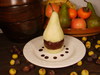 Sorbet de sorbes et poire pochée