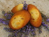 Madeleines parfumées à la lavande