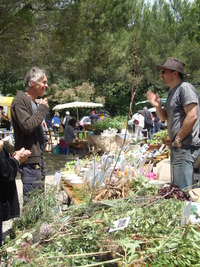 Exposition de plantes comestibles avec dégustation